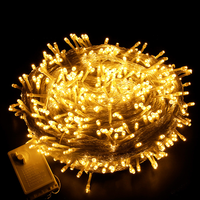 Guirlande lumineuse led imperméable conforme à la norme IP65, luminaire décoratif d'extérieur, 2 fils, idéal pour noël