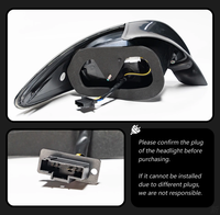 Feux arrière LED améliorés Plug&Play pour Peugeot 206 2004-2008 206CC, Feux arrière LED 207, Feux de jour LED, Feux de freinage, Feux de recul, Accessoires automobiles