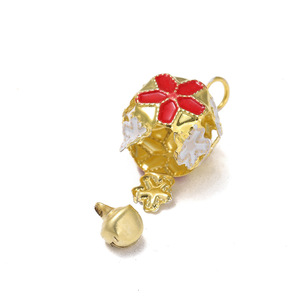 Accessoires de boucles d'oreilles en alliage, clochettes florales creuses colorées, petite taille, procédé de goutte d'huile, origine Yiwu, Printemps 2023 - Product Image 5