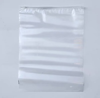 Pochettes transparentes épaisses en PE imperméables avec fermeture éclair, étiquettes imprimées, sacs en plastique refermables à fermeture éclair, personnalisables pour vêtements, Jiangsu