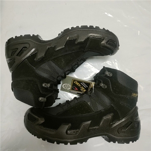 TSB08 Stock Black Vaneda Suede Ankle <b>Hiking</b> <b>Boots</b> Middle Cut Tactical <b>Boots</b> VANEDA middle cut black shoes stock - Product Image 6