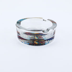 Cenicero de Cristal Moderno y Portátil para Cigarros, Sin Humo, para Hogar, Oficina, Interiores, Exteriores, Patio, Ceniceros de Cristal Sin Plomo para Cigarrillos - Product Image 5