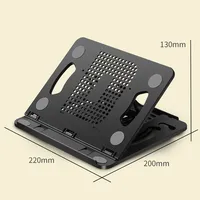 Support d'ordinateur portable et de tablette pliable et réglable en plastique, universel, portable, accessoire de bureau