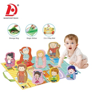 HUADA-Tapis de jeu en tissu doux pour enfants, jouets <span class=keywords><strong>animaux</strong></span> en peluche, 2023 - Product Image 4