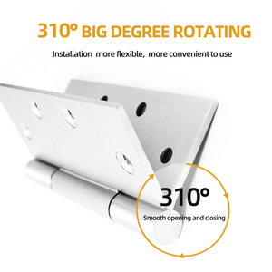 Bisagra para Puerta de Acero Inoxidable BS EN 201 304 316, Sin Aceite, con Pasador Desmontable, 160 kg, Bisagra Empotrada para Puerta de Madera - Product Image 5