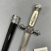 ESPADA MASÓNICA DE CABALLERO TEMPLARIO Espadas ceremoniales para coleccionistas y entusiastas históricos Espadas en miniatura cruzadas Abridor de letras