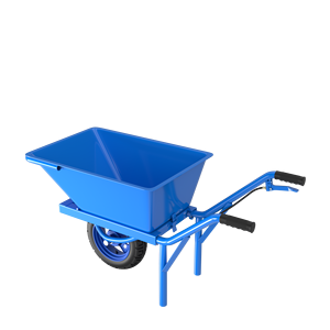 निर्माण कृषि उपकरण भारी शुल्क इस्पात निर्माण व्हील बैरो पेशेवर वर्ग धातु हैंडल स्टील व्हीलबैरो - Product Image 4