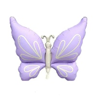 Ballons en Mylar Papillon Pastel 3D en Gros pour Mariage, Baby Shower, Anniversaire, Fournitures de Décoration