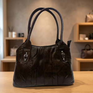 Bolso de Mano Tipo Clutch de Piel de Becerro/Vaca de Lujo, Impermeable, Duradero, Ligero y Ecológico, con Cierre de Cremallera, Elegante, para Mujer, Tamaño Grande - Product Image 2