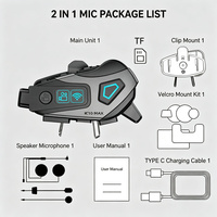 Casque K10 2026 avec enregistrement DVR, radio FM, assistant vocal, suppression du bruit, étanche, longue autonomie de batterie