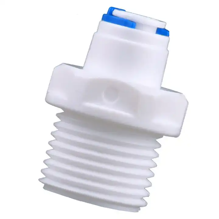 Factory Direct Sales 1068 Connecting Pom Pe Tube Straight Quick PVC Fitting  With Male Thread Ro Water Purifier Spare Parts - Buy Factory Direct Sales  1068 Connecting Pom Pe Tube Straight Quick