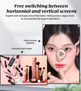 Настенный светодиодный экран 4K для цифровых вывесок: умное разделение экрана, удалённое управление контентом и воспроизведение через USB, ЖК-дисплей - Product Image 3