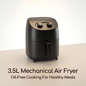 2026 Meilleure vente économique Four friteuse à air manuel compact 3,5 L, four <span class=keywords><strong>grille</strong></span>-<span class=keywords><strong>pain</strong></span> et friteuse à air - Product Image 2