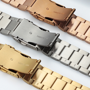 أحزمة ساعات تقليدية شبه منحرف من الفولاذ المقاوم للصدأ, تناسب جميع أنواع أحزمة الساعات المعدنية والأشرطة المعدنية - Product Image 3