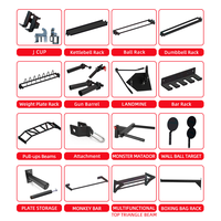 Équipement de gymnastique Powder-coat Longueur personnalisée Power Rack Attachments Crossmembers PR-5000