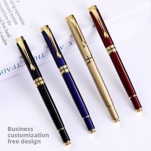 Stylo bille en métal personnalisé de haute qualité, promotionnel, original, avec logo, durable, écriture fluide, impression sérigraphique - Product Image 2