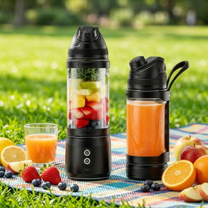 Nuevo Exprimidor Portátil con Batería Recargable por USB, Libre de BPA, Mini Licuadora para Viajes y Gimnasio, Fácil de Limpiar, para Hacer Smoothies de Frutas - Product Image 1