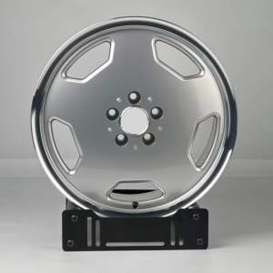 Cerchi in Lega Forgiati Bku per Mercedes W124 W210 W202 W208 W203 CLK <span class=keywords><strong>R129</strong></span> 17 18 Pollici 5x112 Personalizzati Classici Argento OEM - Product Image 3