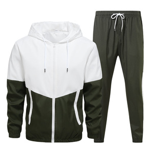Venta caliente primavera y otoño nuevos hombres Casual traje deportivo de secado rápido, chaqueta de calle de moda y de moda para hombres - Product Image 3