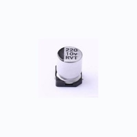 Condensateur au tantale SMD RVT1A221M0607 220uF 10V à montage en surface, composant électronique pour circuit imprimé