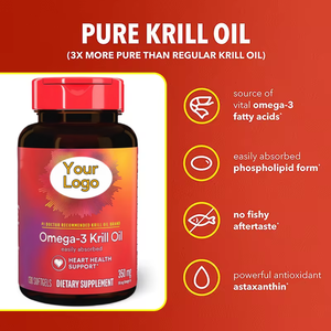 Aeglewell <span class=keywords><strong>OEM</strong></span> Marca Privada Óleo de <span class=keywords><strong>Krill</strong></span> 350mg Omega 3 Cápsulas de Gel de Óleo de <span class=keywords><strong>Krill</strong></span> Suplementos - Product Image 2