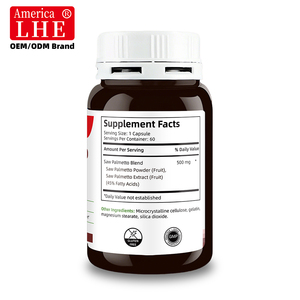 ผลิตภัณฑ์เสริมอาหารฉลากส่วนตัว Shecome สารสกัดจาก Saw Palmetto วิตามินรวมเพื่อสุขภาพต่อมลูกหมาก สำหรับผู้ใหญ่ - Product Image 2