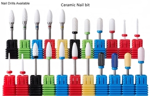 Punta per fresa per unghie in carburo di tungsteno blu liscia 2026 all'ingrosso per studi di nail art - Product Image 3