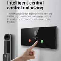 Pantalla de Control Central Tuya IPS de 12.3 Pulgadas con Pantalla Táctil Android, Diseño de Barra, Interruptor Inteligente, Música de Fondo, Voz, Puerta de Enlace Wi-Fi