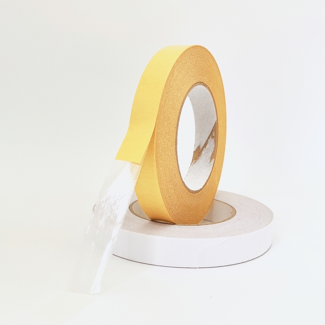 Double Sided Acrylic Hot Melt Pressure Sensitive High Bond Waterproof Embroidery Tissue Tape for Carton Sealing
