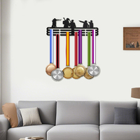 Affichage de médaille en métal à usage commercial et support de stockage pour les écoles et les clubs