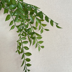 Usine de fleurs artificielles Meiyu Craft, plante artificielle verte suspendue de 104 cm, décoration pour la maison, mariage, extérieur, accessoires - Product Image 3