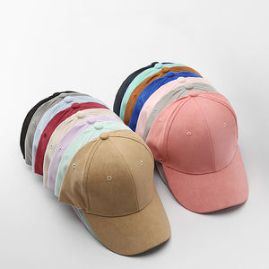 Venta al por mayor logotipo personalizado moda suave al tacto gamuza pelota de Golf gorra de béisbol Unisex estilo hip-hop deporte béisbol papá sombrero para mujer - Product Image 2