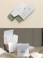Boîte d'emballage en kraft blanc mat avec gaufrage UV et impression quadrichromique, design rectangulaire haut de gamme pour les boîtes cadeaux cosmétiques et alimentaires