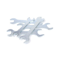 Juego de 15 Llaves Inglesas Delgadas de Una Sola Boca, Métricas, de 4-24 mm, de Acero Inoxidable, Súper Delgadas