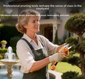 Forbici Elettriche Ricaricabili al Litio, Cesoie <span class=keywords><strong>da</strong></span> Giardino Senza Fili per Rami Spessi e Alberi <span class=keywords><strong>da</strong></span> <span class=keywords><strong>Frutto</strong></span> - Product Image 3