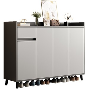 <b>Shoe</b> Cabinet Large Capacity Minimalist Design Entryway Living Room Foyer Storage Space Saving - Product Image 5