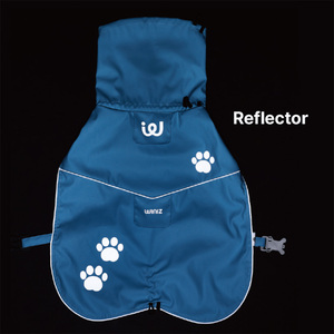 Impermeable para Perros, Reflectante, con Capucha Ajustable, Forro de Algodón, para Mascotas Pequeñas, Todas las Temporadas - Product Image 5
