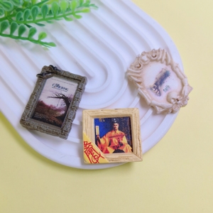 100 Piezas de Mini Marcos de Fotos Vintage de Resina para Decoración de Pared, Mesa, Manualidades, Exhibición de Joyería, Decoración con Marcos de Fotos - Product Image 1