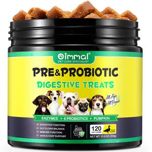 Probióticos Más Vendidos para <span class=keywords><strong>Perros</strong></span>: Suaves Masticables para el Cuidado de la Salud y Suplementos Digestivos. Golosinas con Prebióticos y Probióticos para el Equilibrio Intestinal Canino - Product Image 1