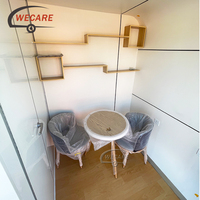 Maison préfabriquée 2 3 chambres avec meubles Maison portable pliable Maison mobile miniature à vendre Capsule spatiale de 20 pieds