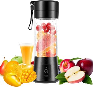 Mixeur-presse-agrumes électrique portable multifonction 380 ml 150 W avec batterie 2000 mAh, faible bruit, rechargeable par USB, écologique, pour voiture - Modè<span class=keywords><strong>le</strong></span> <span class=keywords><strong>2022</strong></span> - Product Image 6