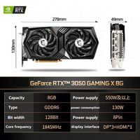 Hot Selling MS-I RTX 3050 GAMING X 8G DDR6 AS/US Color-ful Brand New Factory Wholesale Graphics Card RTX 3050 Gpu