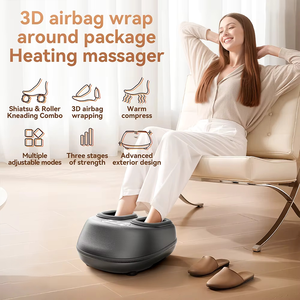 Masajeador de Pies y Piernas Inalámbrico de Cobertura Completa con Control Remoto, Color Azul Oscuro, Máquina de Rehabilitación Deportiva - Product Image 6