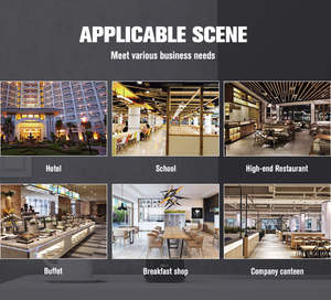 Olla arrocera comercial IH de ahorro de energía de 15L con temporizador digital certificado CE para servicio de catering de alto volumen - Product Image 6