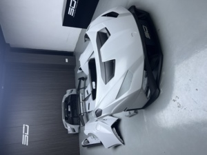 Mezzo paraurti per auto in fibra di carbonio coperchio del motore posteriore Spoiler Bodykit per Lamborghini Huracan Lp610 aggiornamento al Kit carrozzeria Sto - Product Image 4