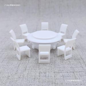 Architectural Scale Model Furniture Set 1:50 L Shape Sofa With <b>Coffee</b> Table For Interior Design Miniature Display - Product Image 3
