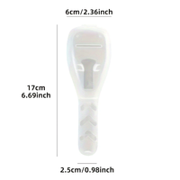 Portable voyage rasoir étui rasoir boîte de rangement Transparent en plastique rasoir boîte lames support hommes rasoir boîte conteneurs