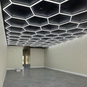 Lampu langit-langit LED dengan <span class=keywords><strong>Array</strong></span> LED heksagonal untuk Lumen tinggi - Product Image 1