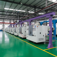 Ligne de robots portiques entièrement automatiques MG clé en main, capacité de 50 pièces/heure, puissance personnalisable (3-15 KW), fonctionnement 24/7 sans surveillance humaine, PLC