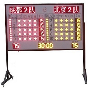 Tableau de scores électronique de gateball avec minuteur pour sports en salle, dispositif de notation durable, combinaisons multiples - Product Image 2